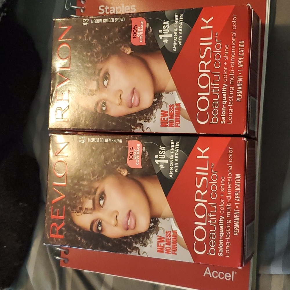 REVLON Colorsilk (2 for$15) #43/medium golden brown hair color